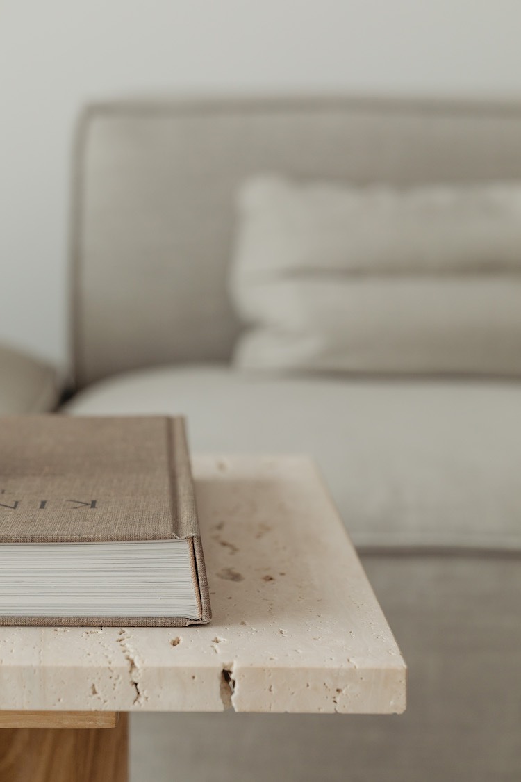 Large artbook on coffee table